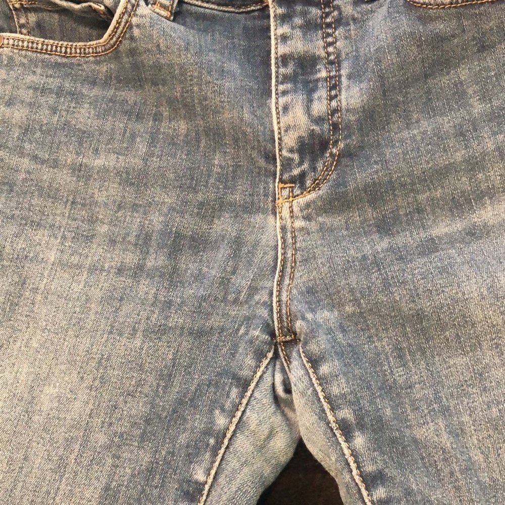 Pilcro by Anthropologie high rise denim legging blue jeans w front & back pocket - Picture 10 of 12